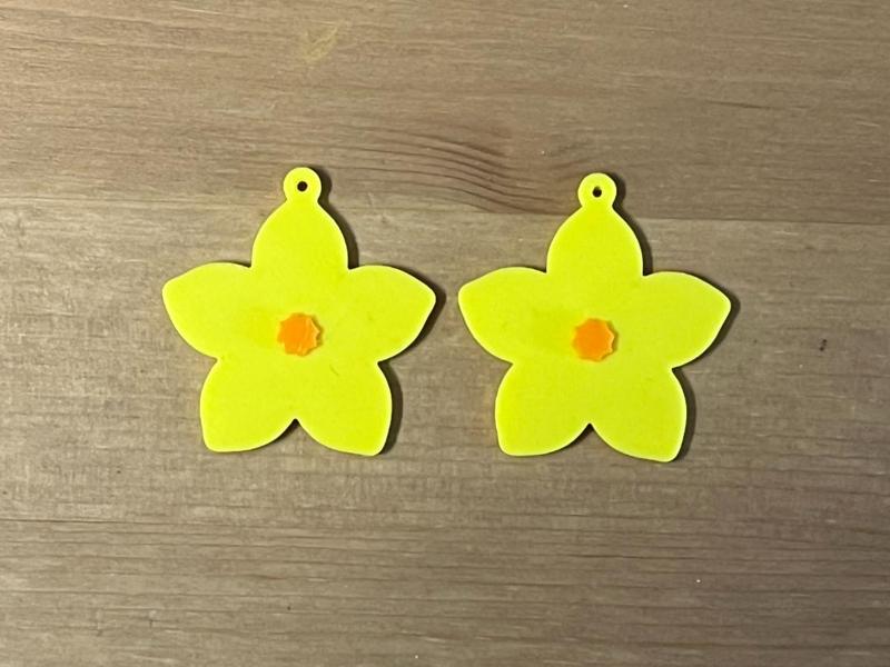 flower earrings
