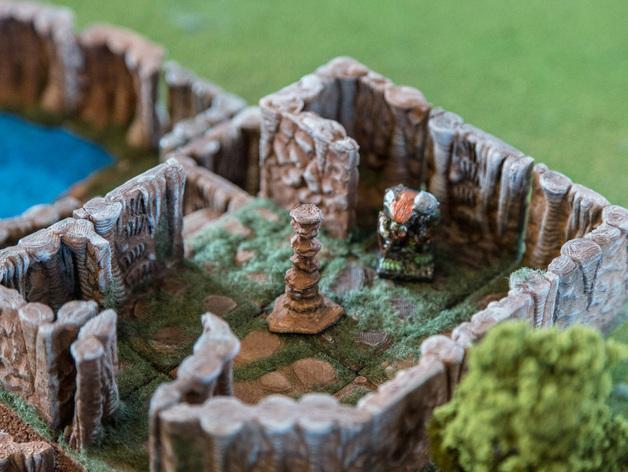 Caverns Dungeon Tiles - Floor Section