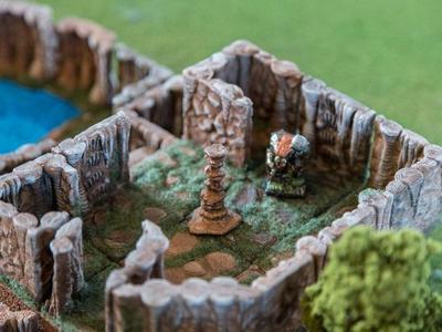 Caverns Dungeon Tiles - Floor Section