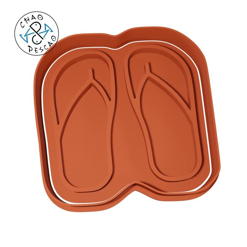 Flip Flops - Summer (no 11) - Cookie Cutter - Fondant - Polymer Clay