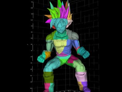 Life-Size Super Saiyan Gohan 3D Model