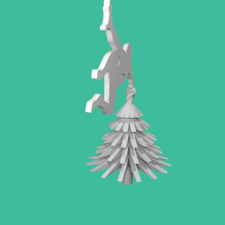 Spiderman and the Christmas tree