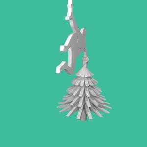 Spiderman and the Christmas tree