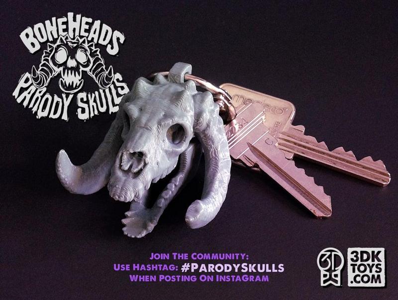 CozySkull SkullCharm of 3DKToy's PARODY SKULLS