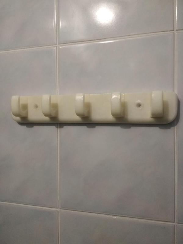 bathroom hanger, removable hooks