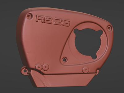 3d Scan Nissan RB26DETT Timing Belt Cover
