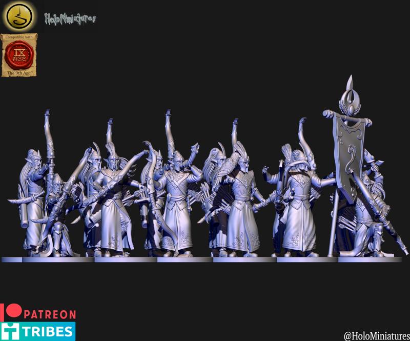 High Elves Archers unit + Chrancian Upgrades