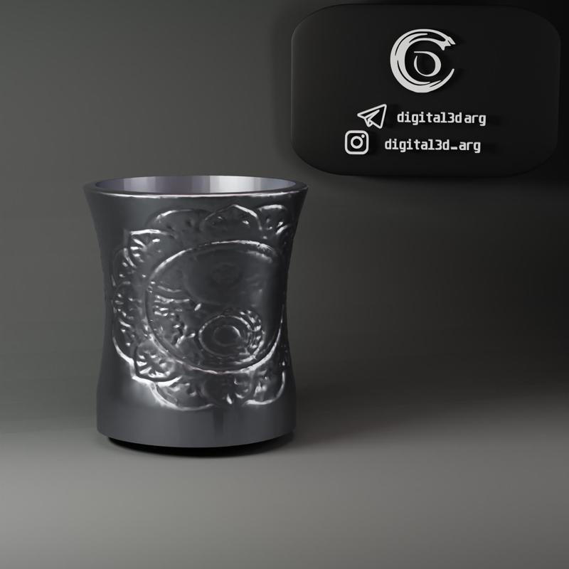 MATTE MANDALA METALLIC STYLE 09