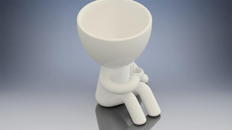 robert pot drinking coconut