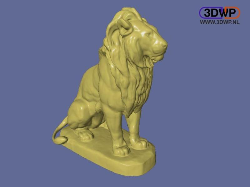 Sitting Lion Sculpture