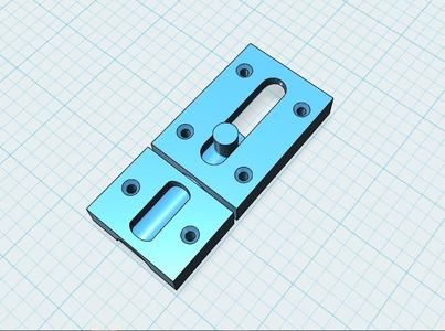 Simple slide lock
