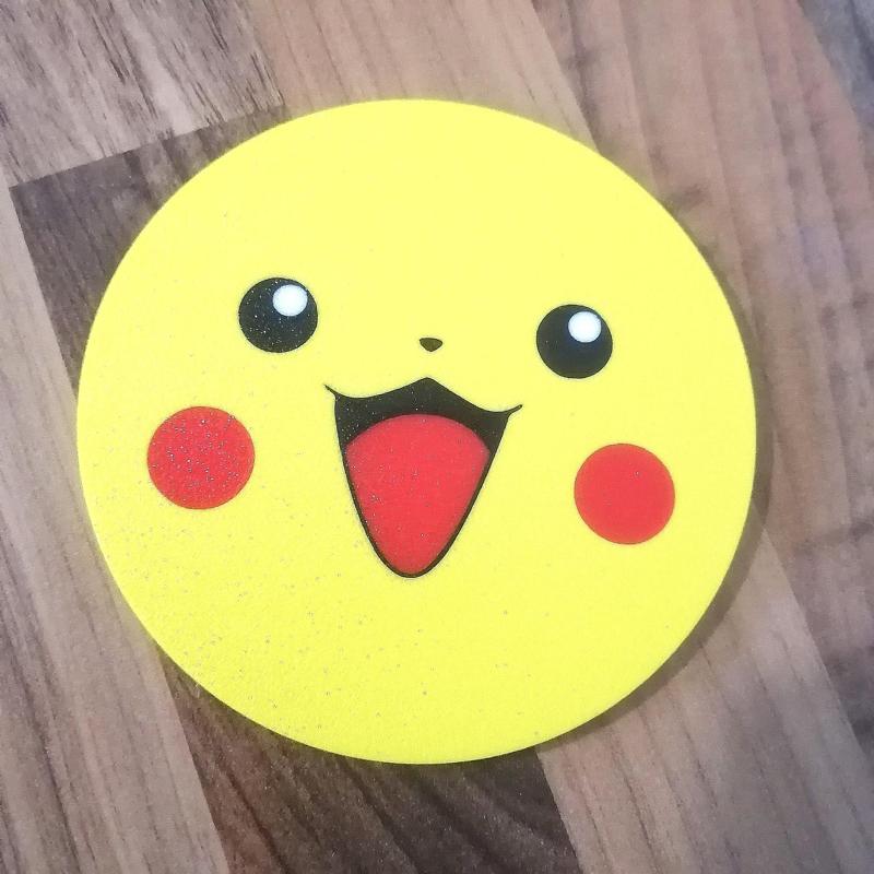 Pokémon - Pikachu face drinks coaster- Pokemon