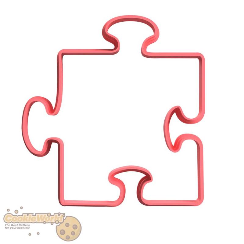 Puzzle V2 Cookie cutter & Stamp