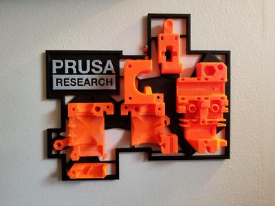 Prusa MK2 Extruder Frame Mount