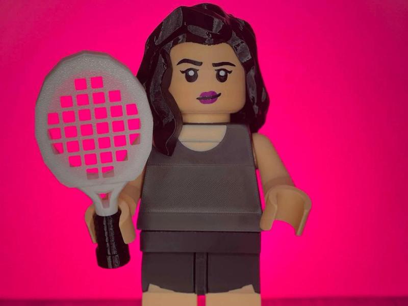 Big Brick Tennis Racket (resizable)