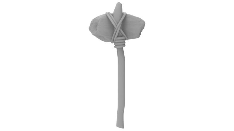 Stone-Age Hammer / Marteau Age de Pierre