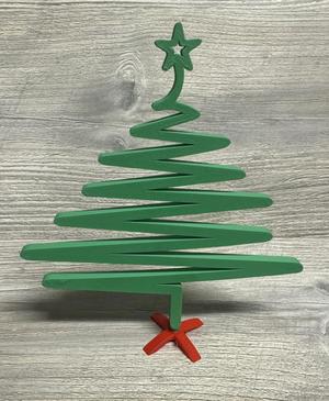 modern christmas tree easy to print
