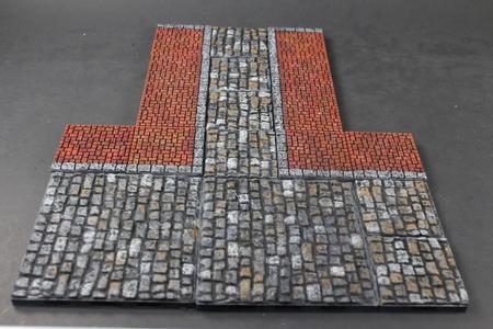 OpenForge Cobblestone Streets: Square Pattern
