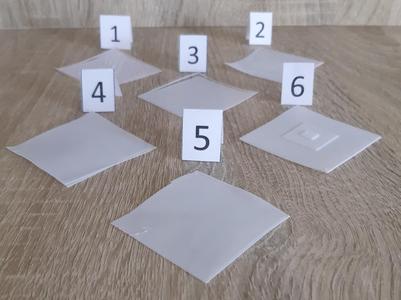 Single-layer and seven-layer test models