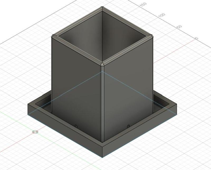Minimalist Planter with Drainage and Water Collection Flower Planter