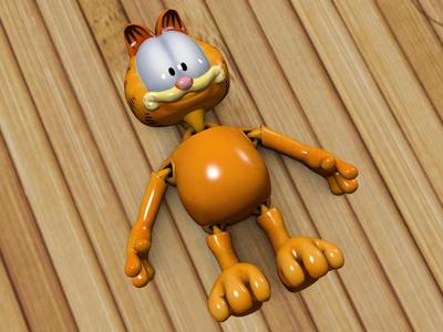 Flexi Keychain - Garfield