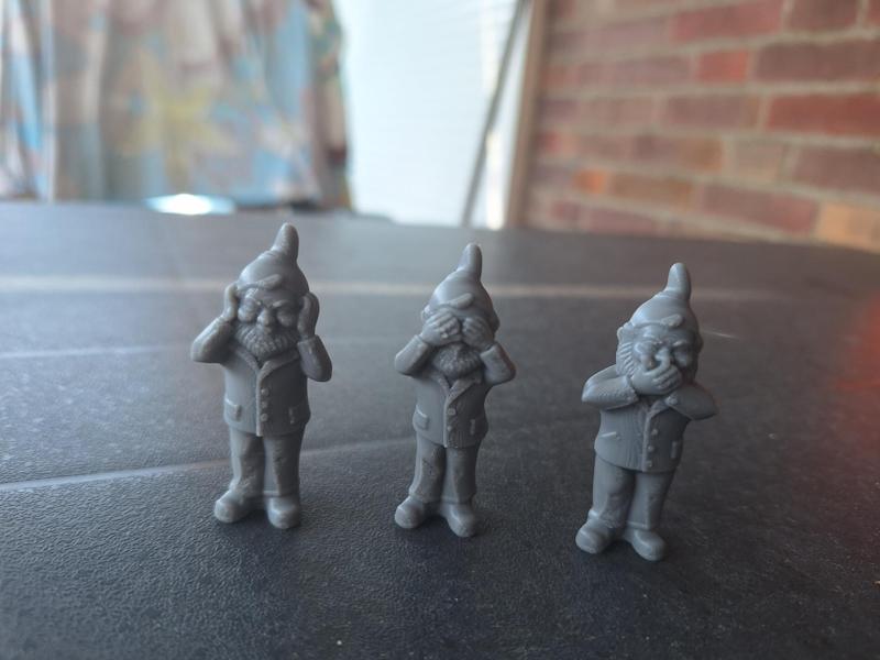 Hearing gnomes see and speak no evil