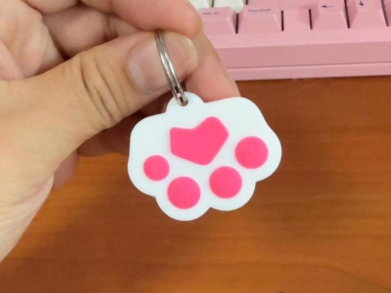 Kitten Paw Magnetic Card Sleeve