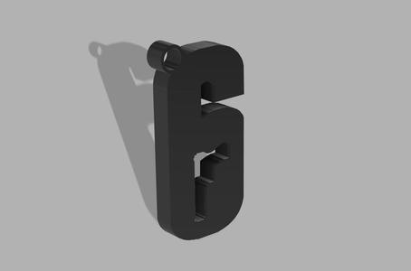 R6 keychain