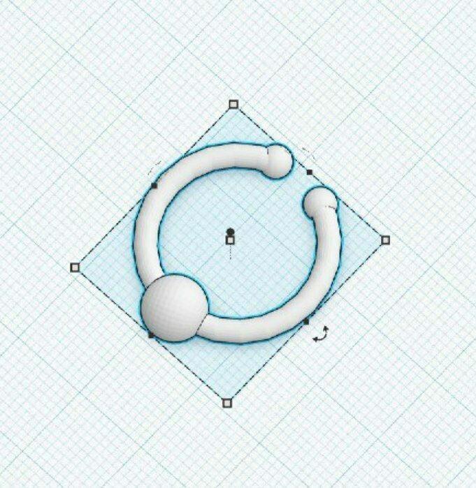 Large Cow Fake Septum