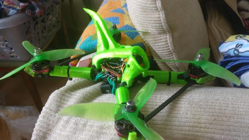 Karearea Talon, Strong wind pod and Arm tubes