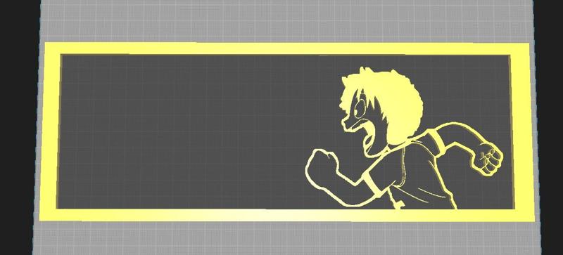 ONE PICE Frame - Luffy