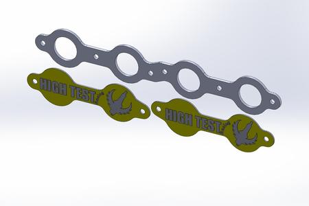 LS1 ENGINE BLOCK EXHAUST PORT COVERS