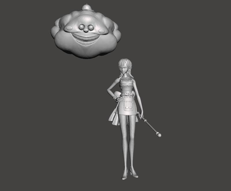 Nami and Zeus Wano 3D Model