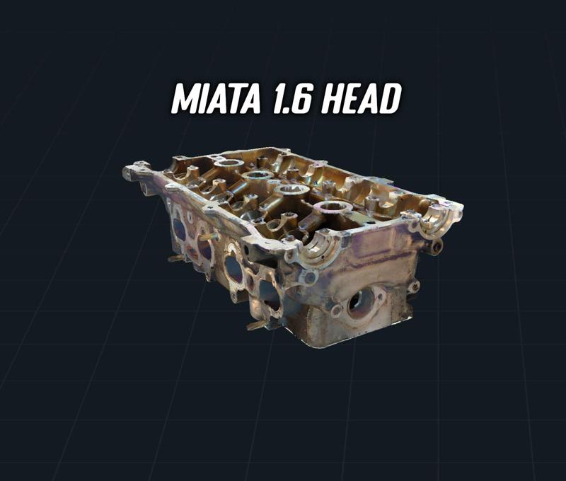 Miata 1.6 CilinderHead Scan