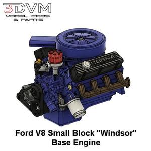 Ford V8 Small Block in 1/24 scale