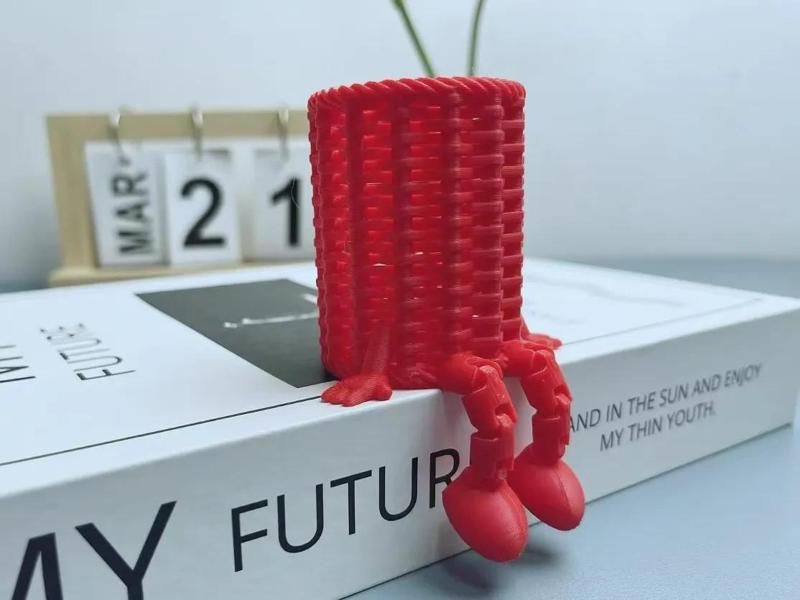 Articulated Pen Holder Figurine, Healing Series