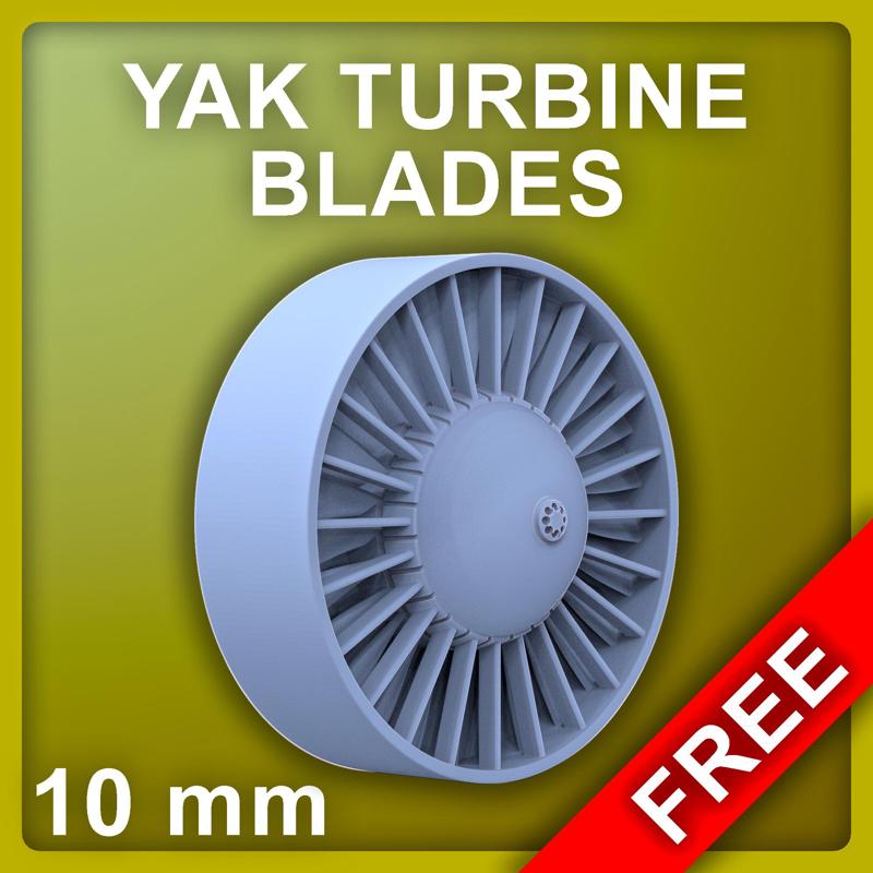 Yak 36 Turbine Blades