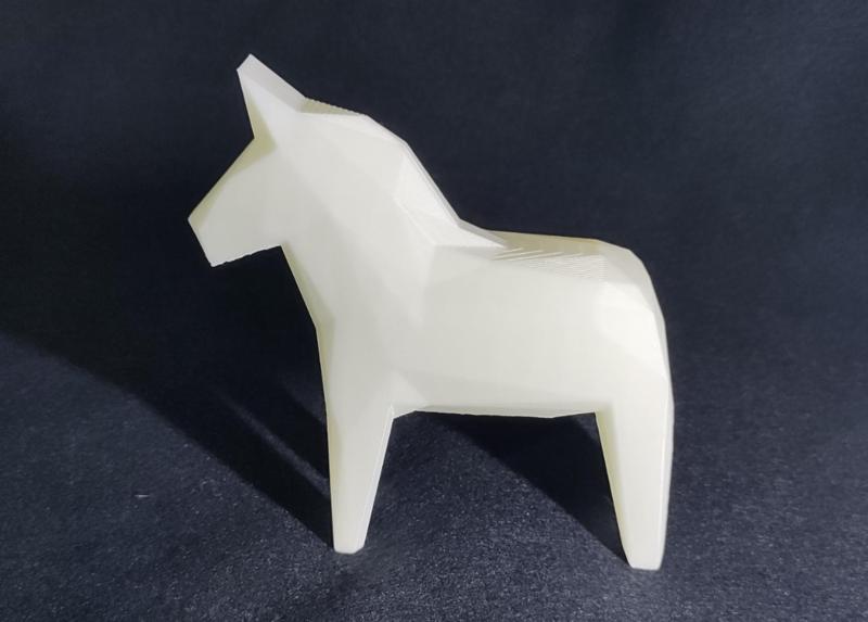 Dala Horse Dalahäst Low Poly Symmetrical Remix