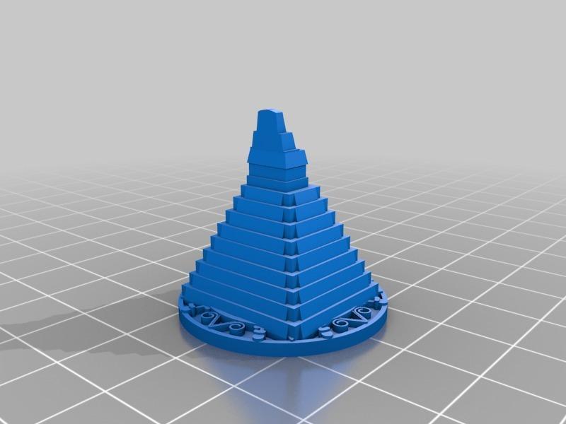 T'Zolkin Boardgame Pyramid Gear Markers