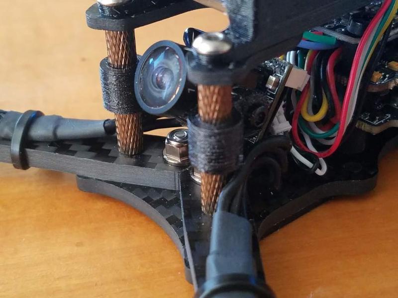 Micro FPV Camera Mount for Mode 2 Ghost Frame Kit (for 19mm width camera)