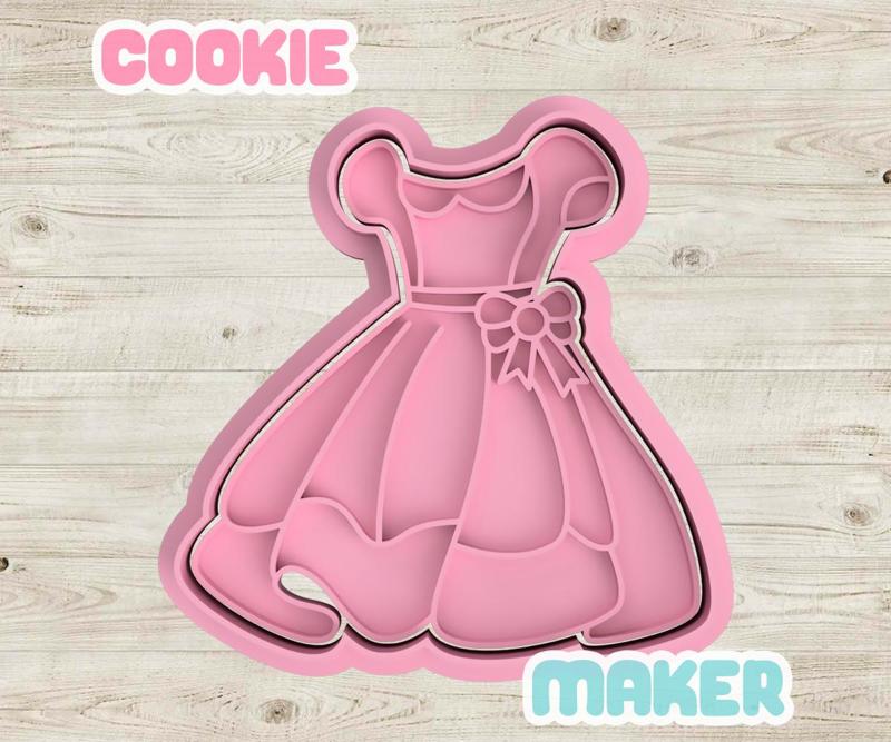 Alice in Wonderland - dress - pack x2 - cookie maker