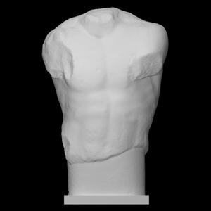 Torso of a male statue