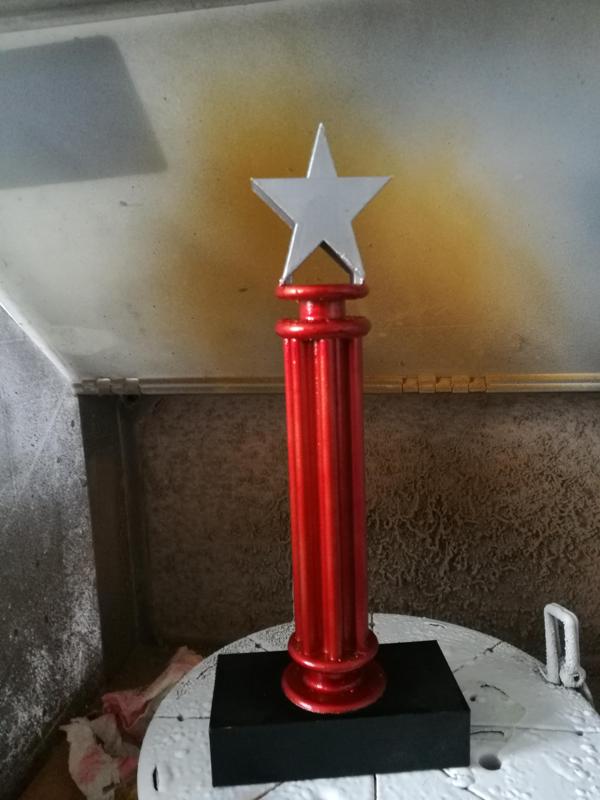 trophy star 2nd place