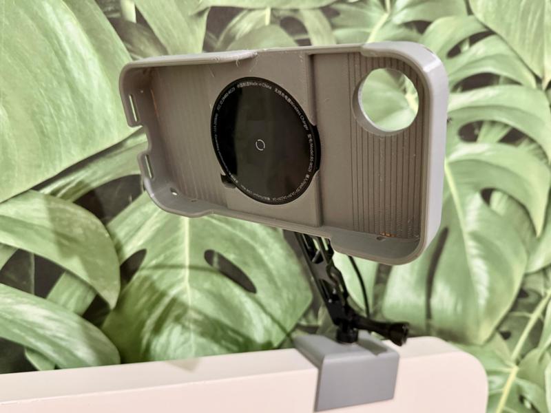 Iphone 14-16 pro in standard cover - GOPRO holder