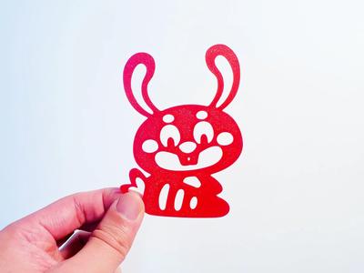 12 Zodiac Window Decal - Year of the Rabbit