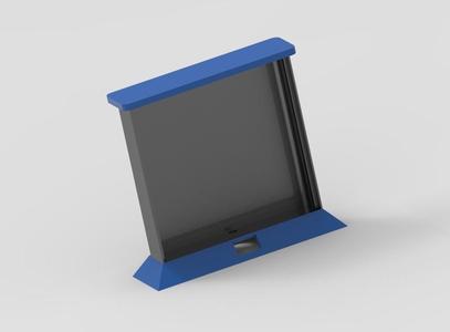 100x100x3 mm lithophane holder