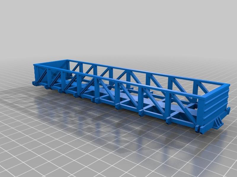 on3 30ft drop bottom gondola