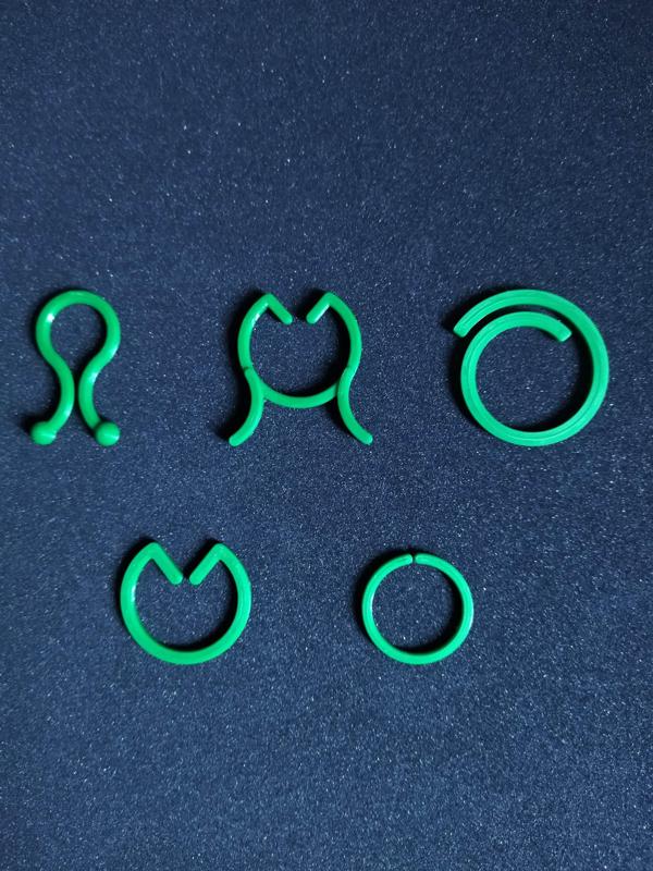 Versatile 3D printable clip set – 5 Multi-purpose plant, cable & DIY ties