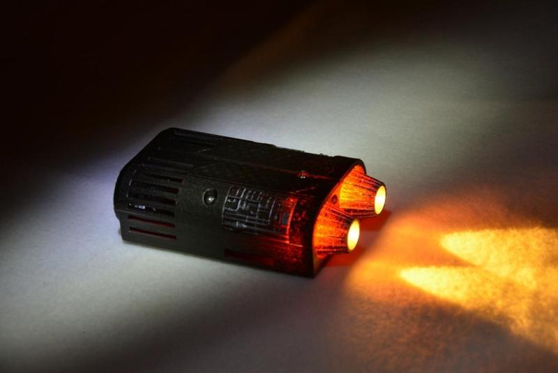 Jet Engine Housing for Rear Bike Light