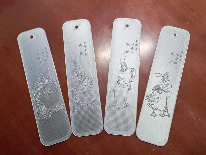 Water Margin 108 Heroes Ultra-Thin Creative Bookmarks